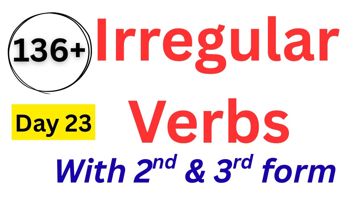 136 +  Irregular Verbs in English With Nepali Meaning (Day 23) | Verb Forms List 