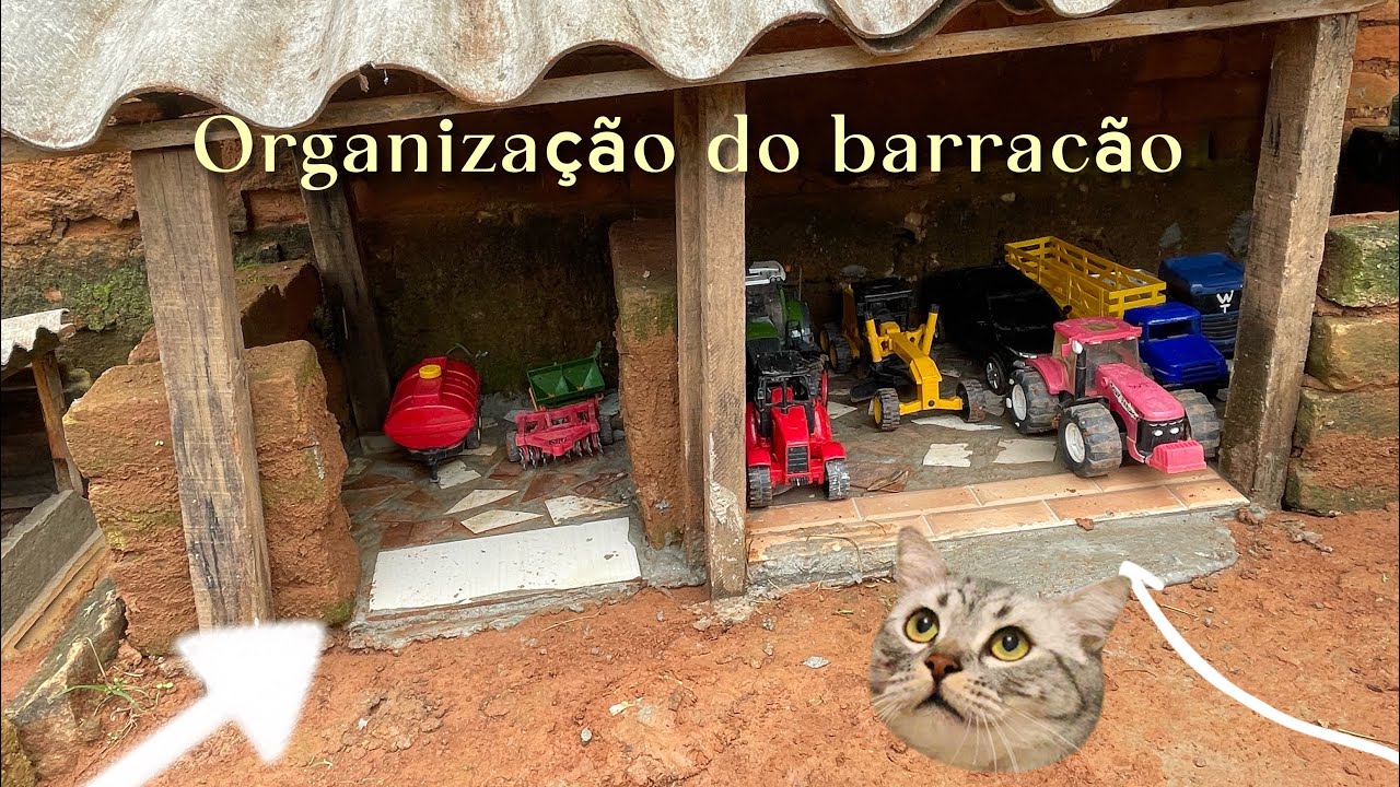 Organização do novo barracão da fazenda🚜