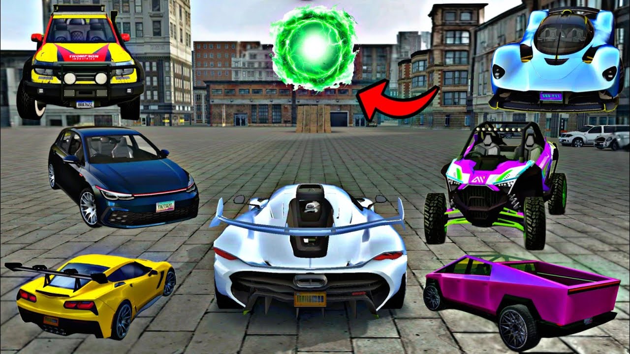 ALL Super Sport Cars Stunts Through Ramp 5 // Extreme Car Driving Simulator // Cars Game Gameplay 