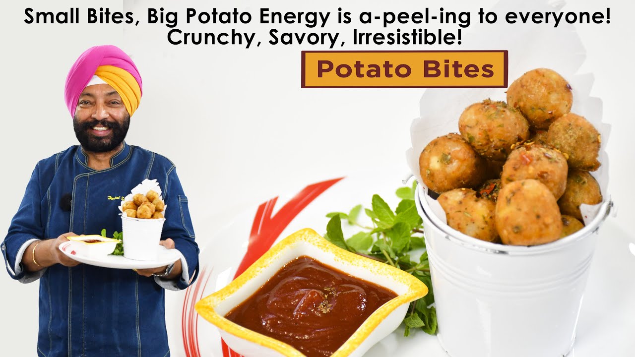 Potato Bites | पोटैटो बाईट्स | Chef Harpal Singh