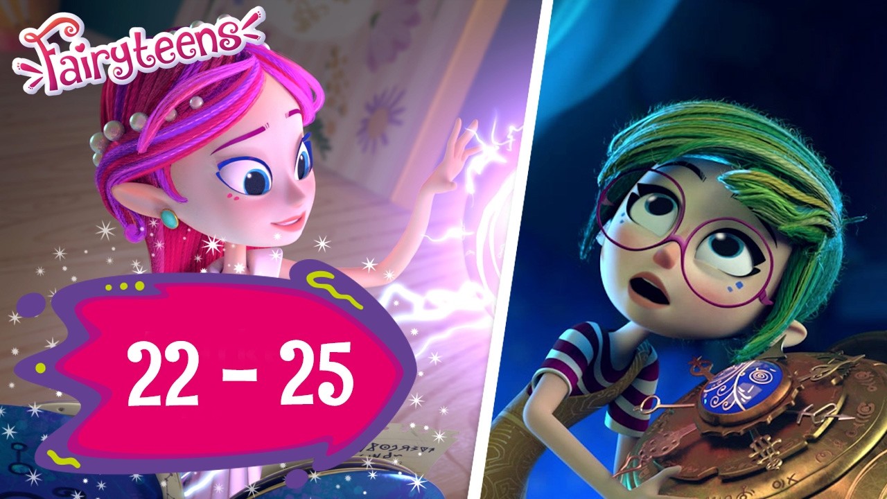 Fairyteens 🧚✨ Episodes 22-24 🧚🏻&zwj;♀️❤️ Cartoons for kids ✨ Cartoons with fairies