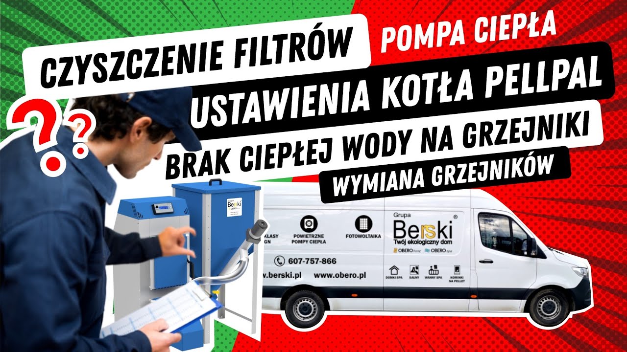 Jedziemy do klientów! Zgłoszenia serwisowe, uruchomienie kotła peletowego, czyszczenie filtrów