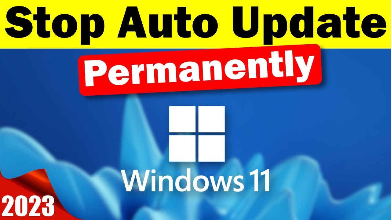How to Disable Windows 11 Update Permanently | Turn Off Automatic Updates