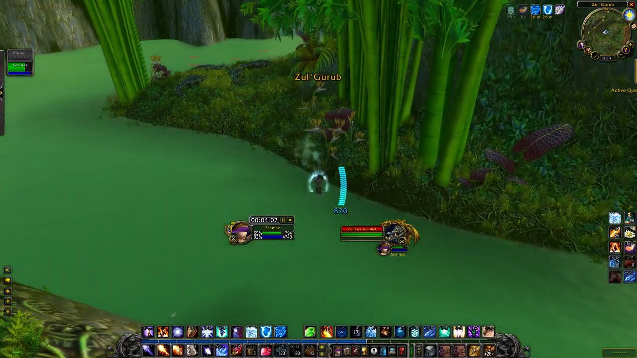 Level 58 Solo ZG one pull. 200k xp/hr