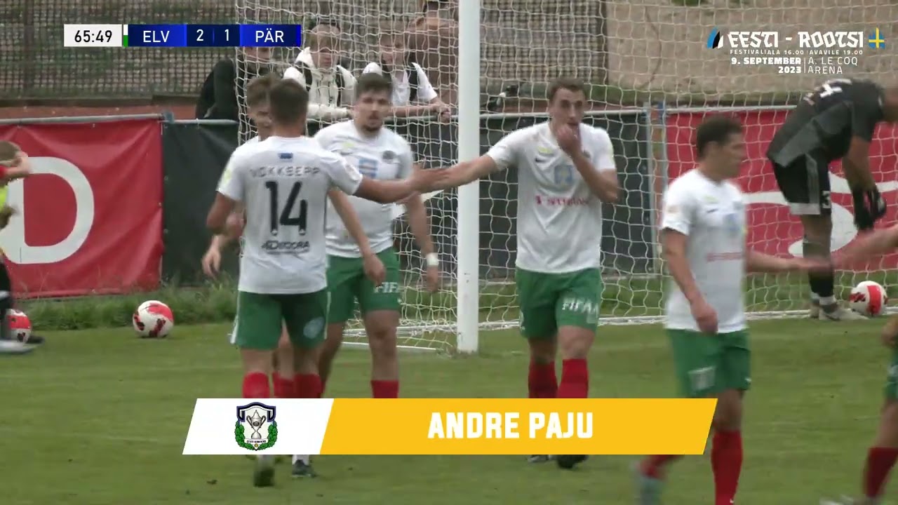 FC Elva - Pärnu JK Tervis I 5:2 I Tipneri karikavõistluste 1/16 finaal