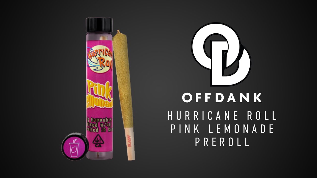 OFF DANK'S HURRICANE ROLL - PINK LEMONADE HASH OIL INFUSED PREROLL REVIEW