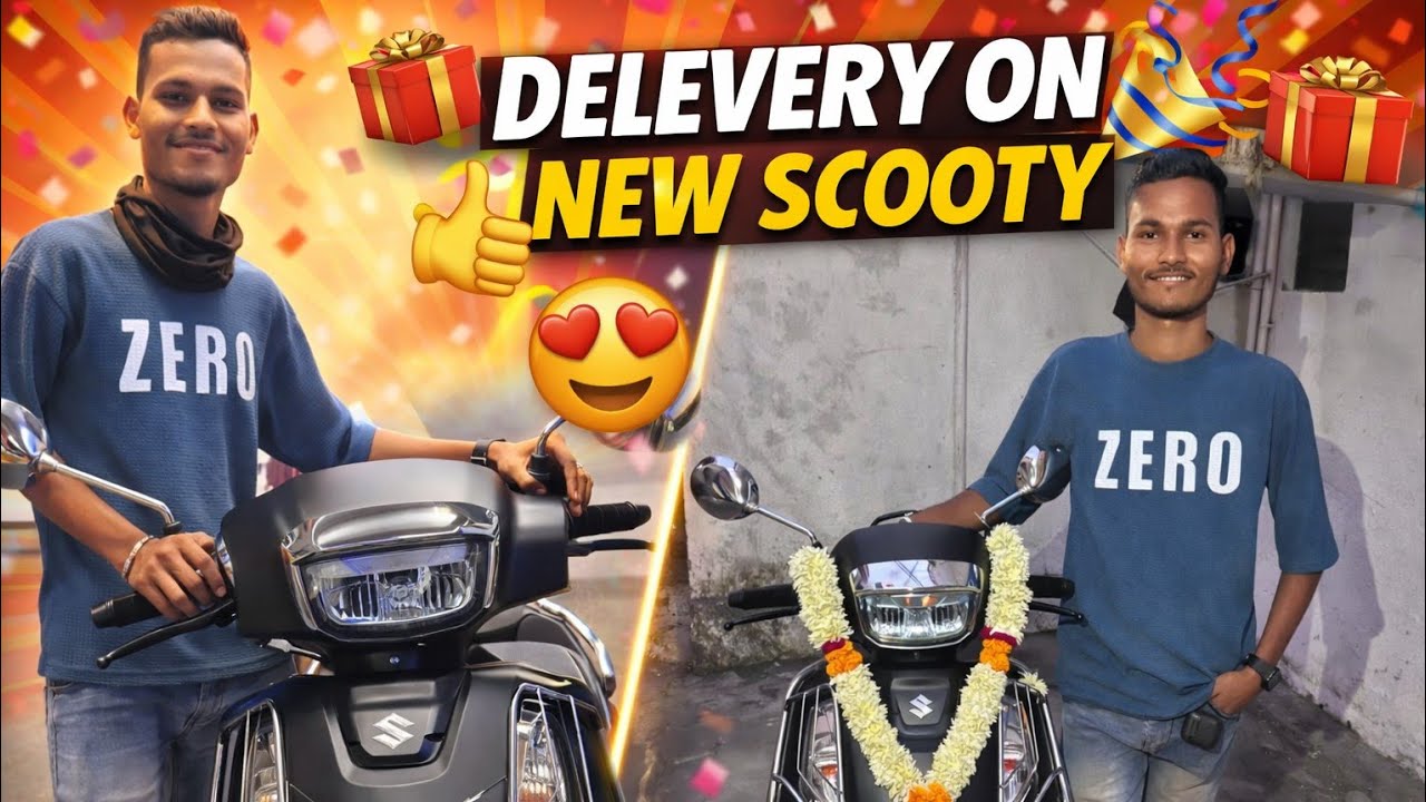 DELEVERY ON NEW SCOOTY 😍, MY FIRST VLOG 😊 keep supporting guys 🙏🏻