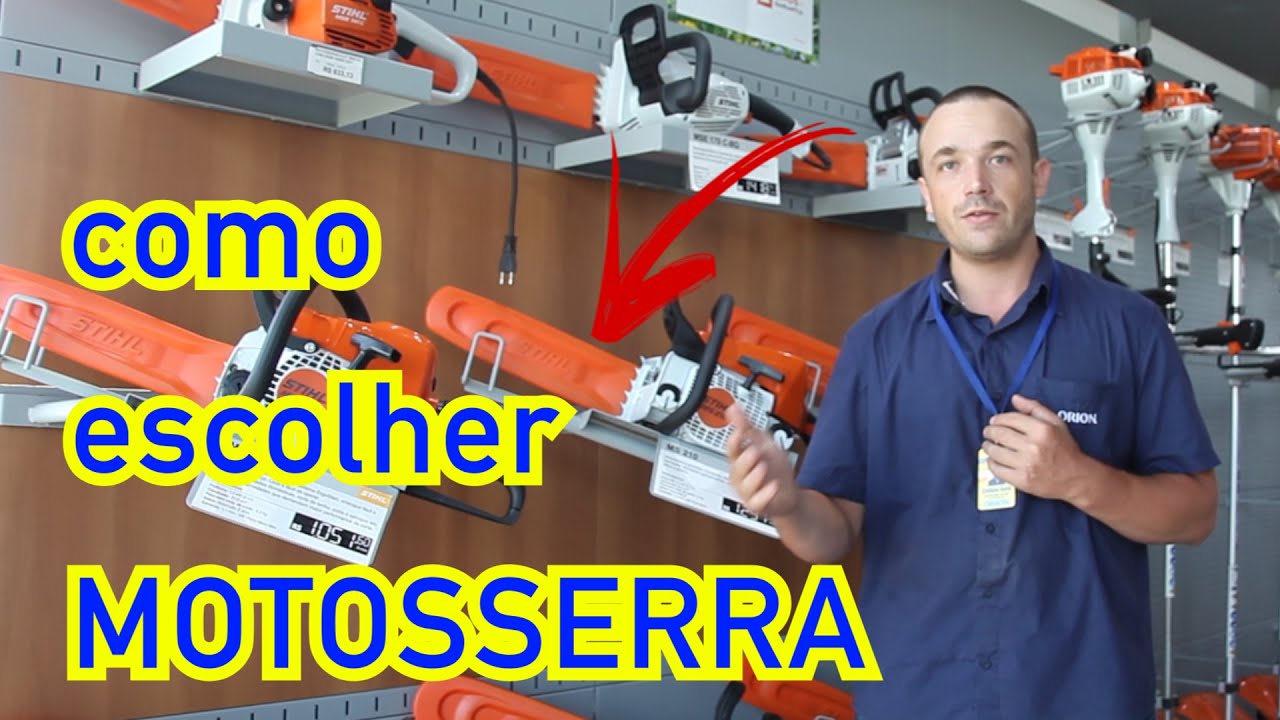 Qual a motosserra perfeita para você?