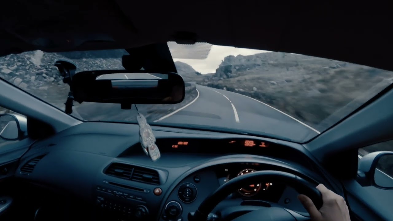 RAW POV TOUGE RUN - Honda Civic Type-R FN2 @ Pen-y-Pass, Wales - PURE VTEC SOUND!