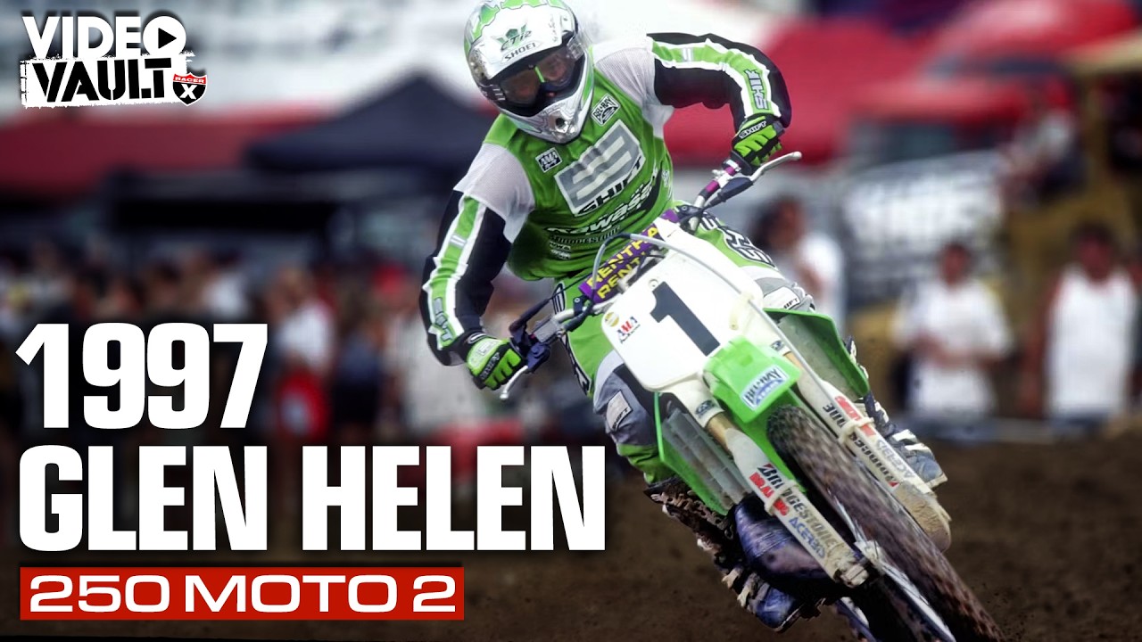 FULL MOTO! Glen Helen with Emig, Mcgrath, Lusk, Albertyn, Larocco and more | 1997 250 Moto 2