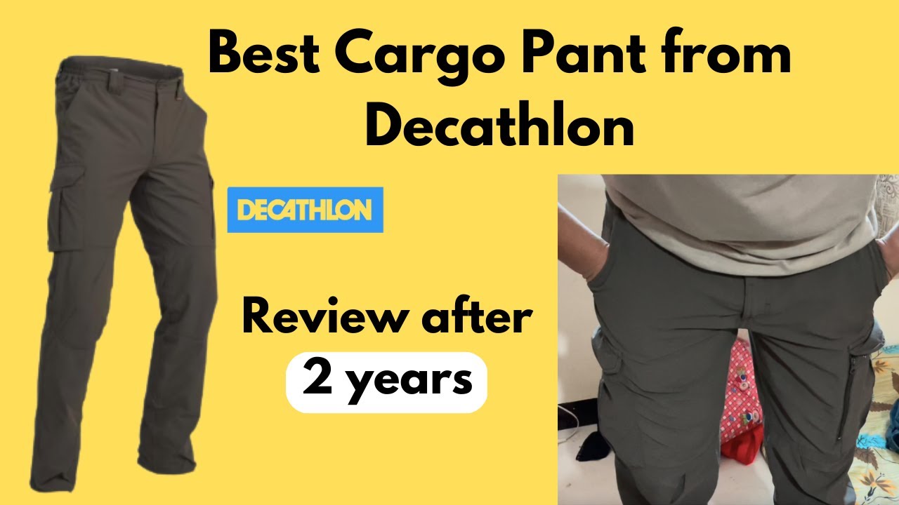 Decathlon Men's Cargo Pant | Men's Breathable Trousers Pants SG-500 Khaki  | Should i Buy