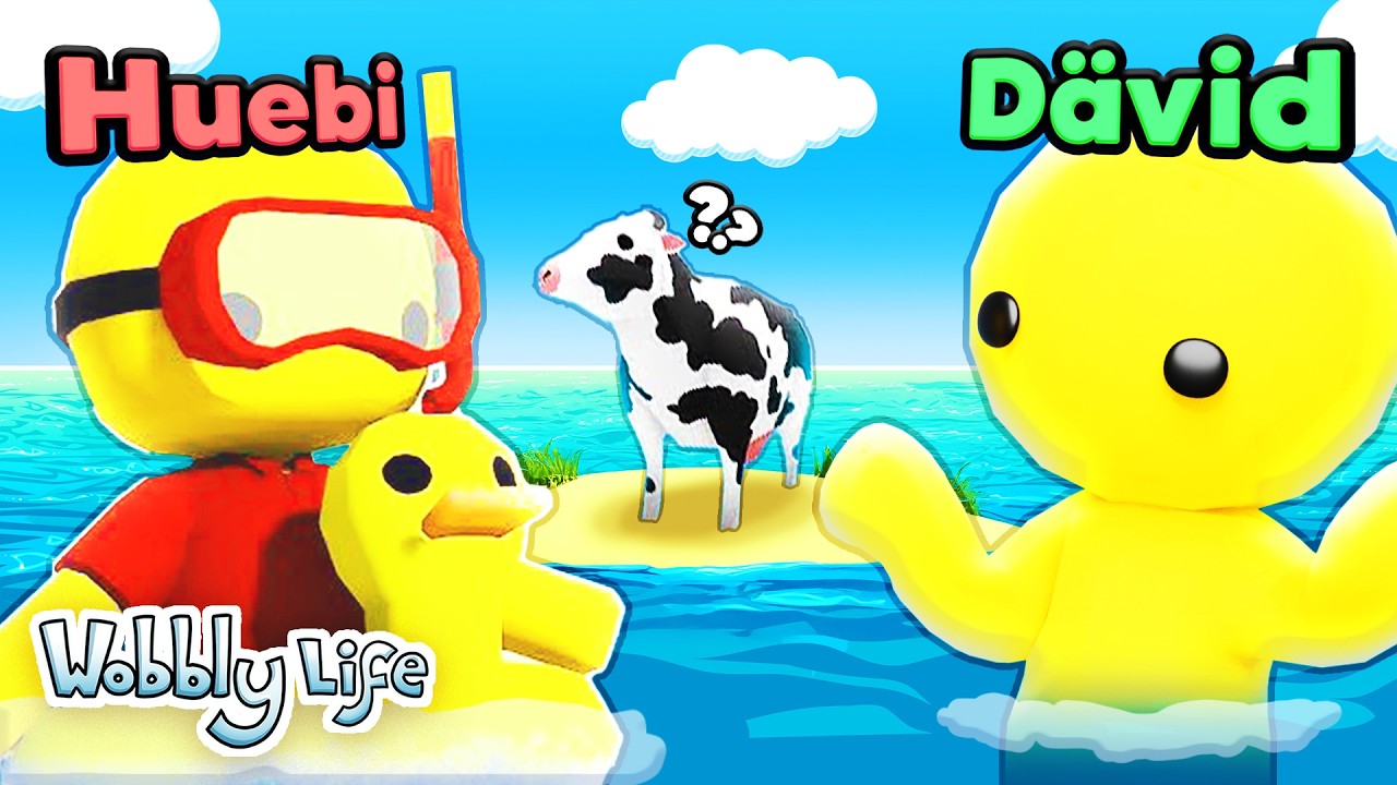 Dävid und Huebi LÖSEN das GEHEIMNIS der Kuh! (Wobbly Life)