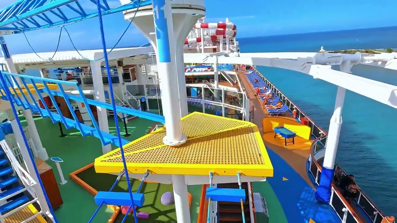 Ropes Course On carnival Horizon