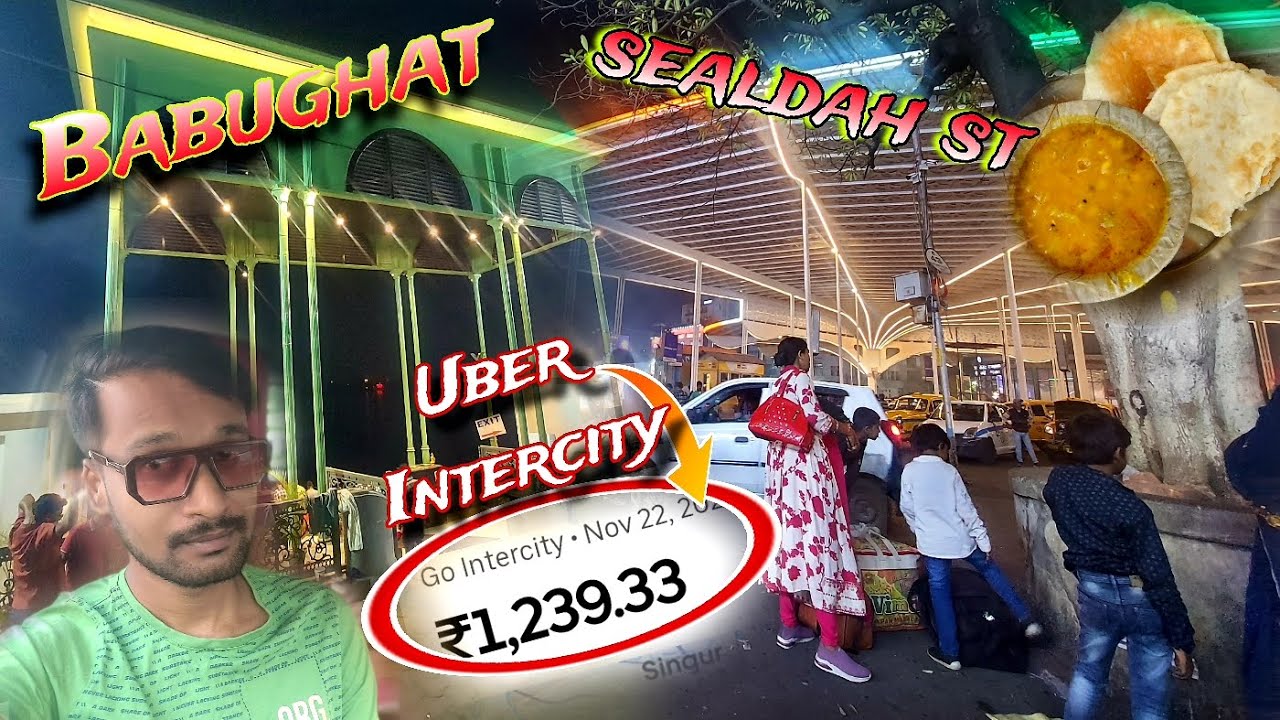 Uber Intercity Trip - SEALDAH St Trip🚖 | Uber Reservation Trip | WagonR TourH3 petrol |BikerBoySamir
