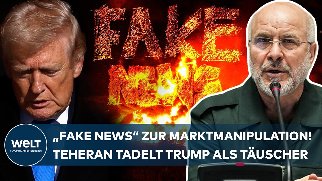 IRAN-KRIEG: &bdquo;FAKE NEWS!&ldquo; Mullahs widersprechen Trump &ndash; Vorwurf Marktmanipulation!