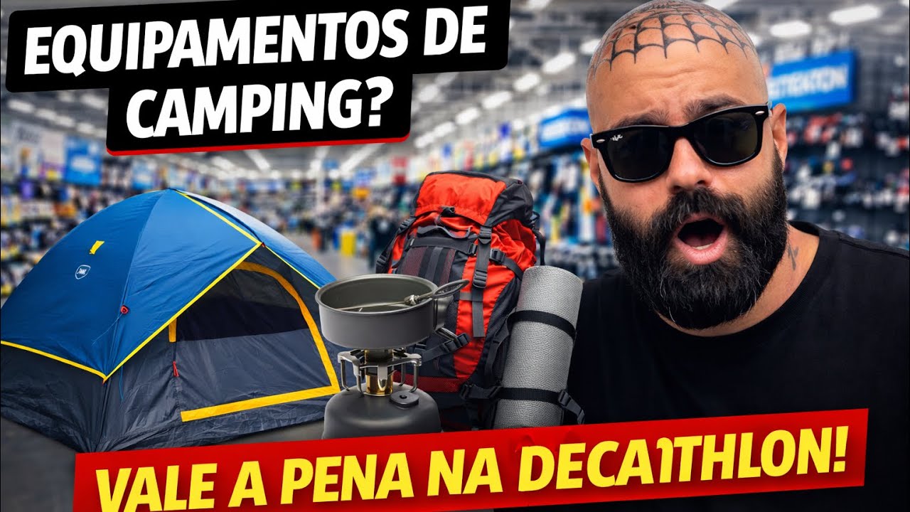 FUI NA DECATHLON VER EQUIPAMENTOS DE CAMPING… SERÁ QUE COMPENSA MESMO? #lisboa 