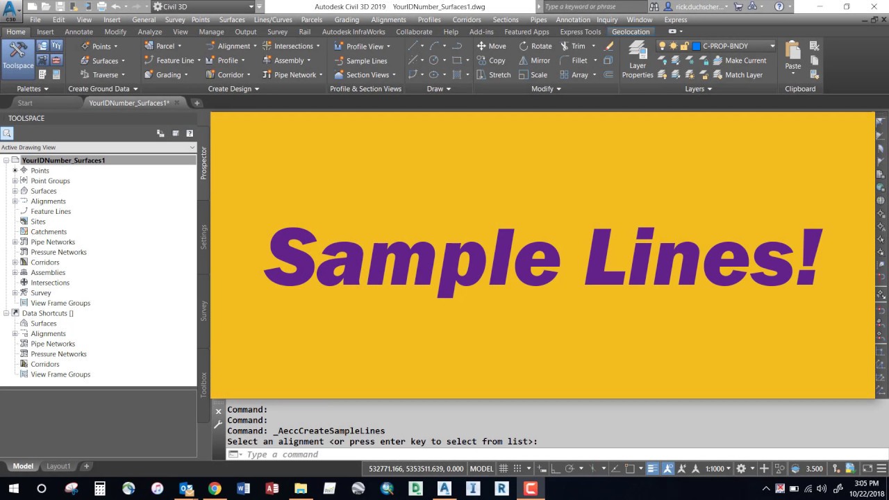Sample Lines