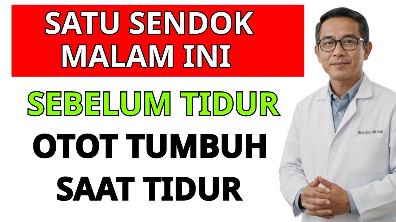 Rahasia Otot Kuat di Usia Senja❗ 1 Sendok Ini Sebelum Tidur Bisa Cegah Lemas