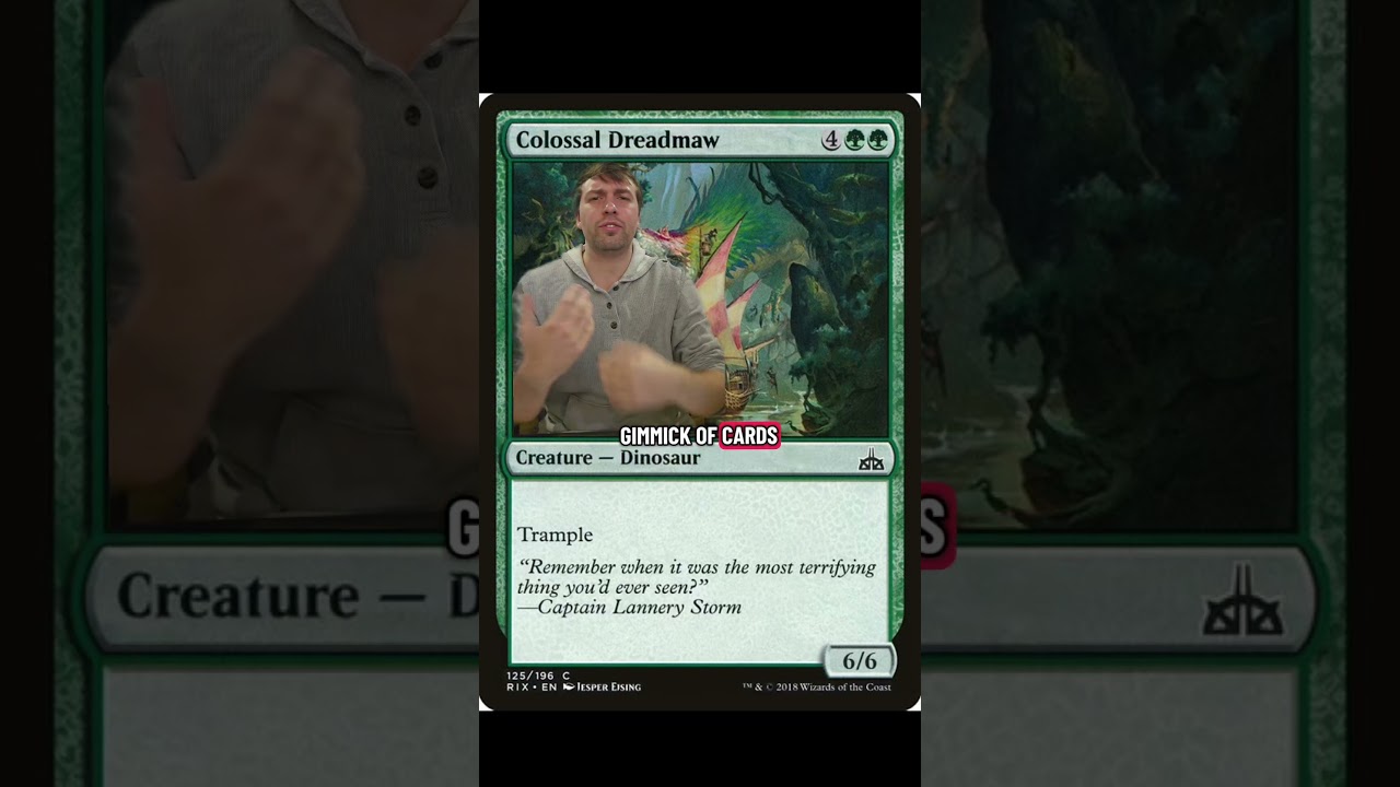 Истоки мема &laquo;Колоссальный Ужасный Пасть&raquo; #magic #magicthegathering #mtg #edh