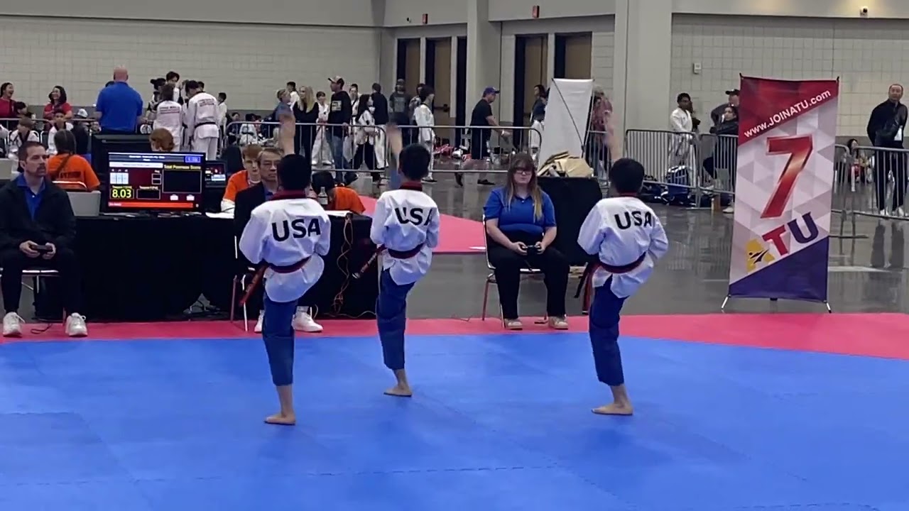 2025 #ATU National Championships Youth Male Team Gold Medalists #poomsae #taekwondo 