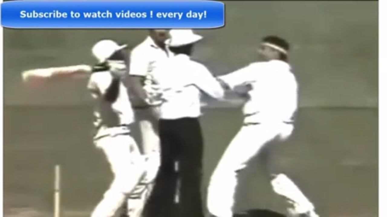 THE BIG CONTROVERSAL CRICKET FIGHTS