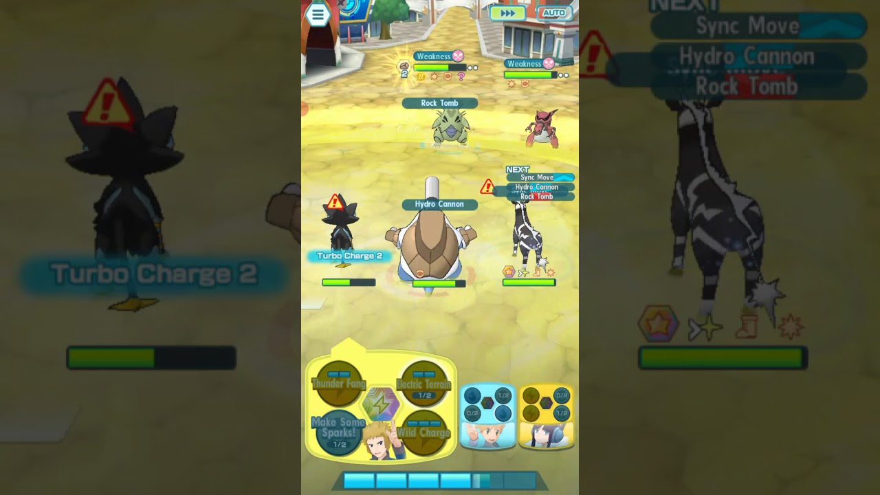 [Pokemon Masters EX] Electric Team Pre-Sync Clear FFB (Baking Buddies)
