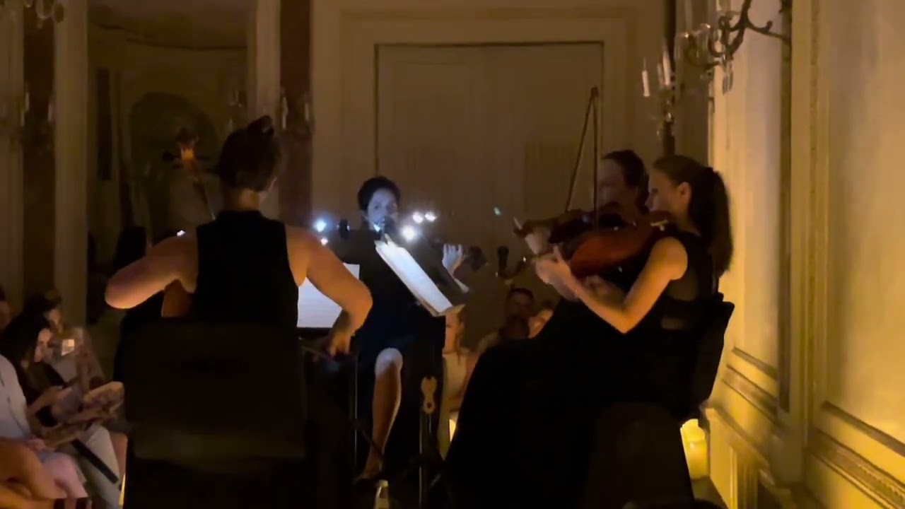 String Quartet “Candlelight” Concert - arrangement of “Under Pressure” Town Square Krakow, Poland