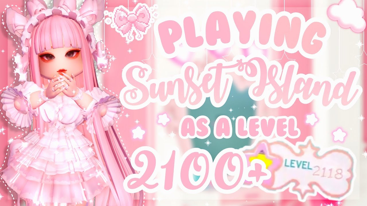 Играю в Sunset Island на УРОВНЕ 2100+! 🌷✨ | Royale High Roblox