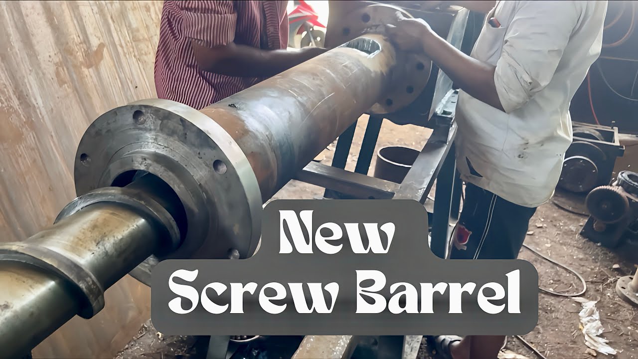 New Screw Barrel for Plastic Extruder Machine | Rolex Engineering Works | REW