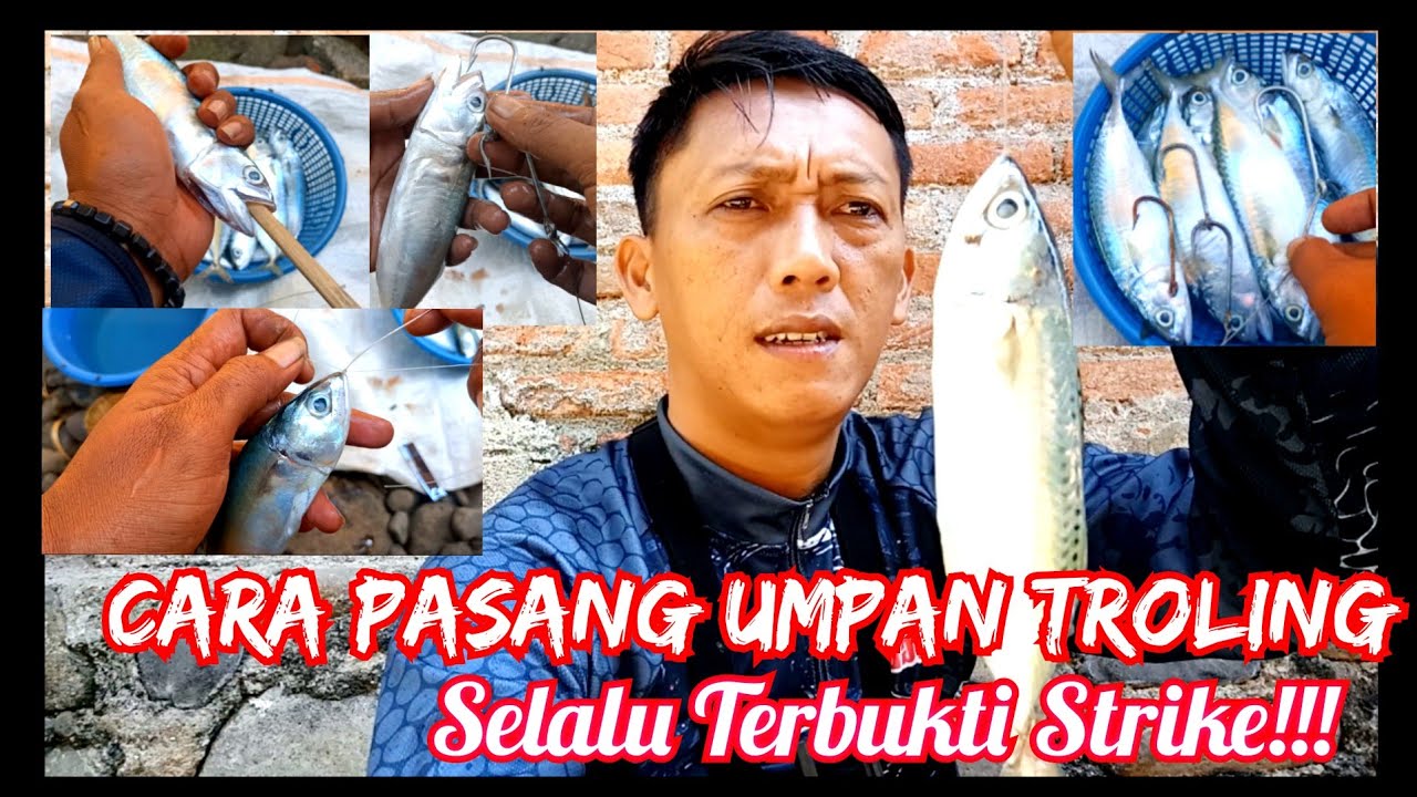 TUTORIAL PASANG UMPAN MATI TEHNIK TONDA/How to create trolling bait