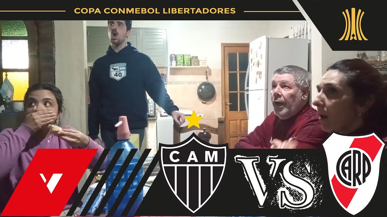 CONMEBOL LIBERTADORES 2024 | SEMIS (ida) | Atlético Mineiro 3 River 0 | Reacciones de Fanáticos
