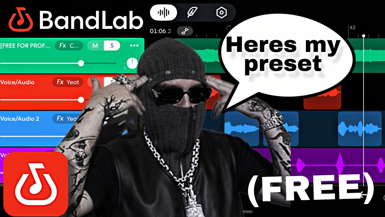 Как звучать как Йет на Bandlab 🔥 | Предустановки Йета на Bandlab