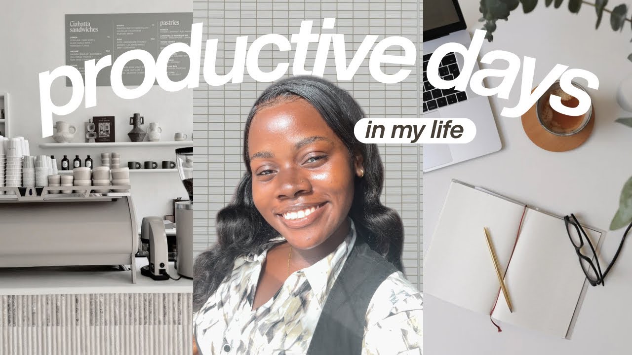 *PRODUCTIVE* DAYS IN MY LIFE | work, life of a content creator, hair day