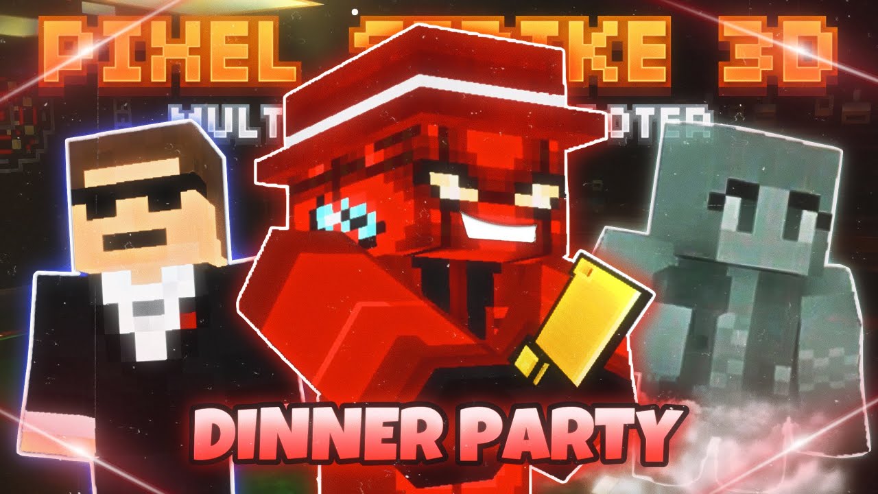 I BECAME THE #1 MURDER ON PIXEL STRIKE 3D XBOX ( dinner party )