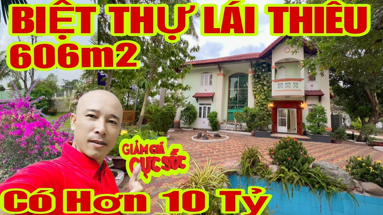 🛑Biệt Thự Cao Cấp Giá Bình Dân 606m2 Góc 2 Mặt Tiền Đường 16m Mà Có Hơn 10 Tỷ #bietthu