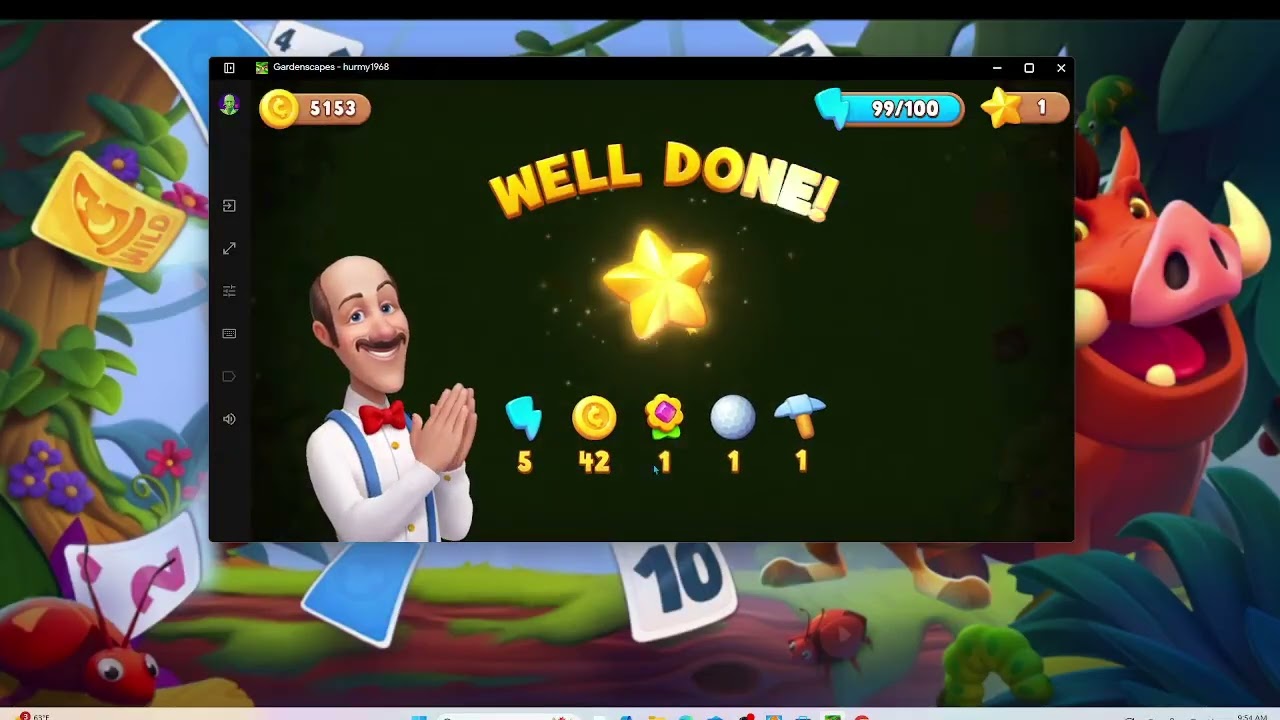 Gardenscapes Level 51 | F2P Walkthrough with Audio Talkthrough & Tips