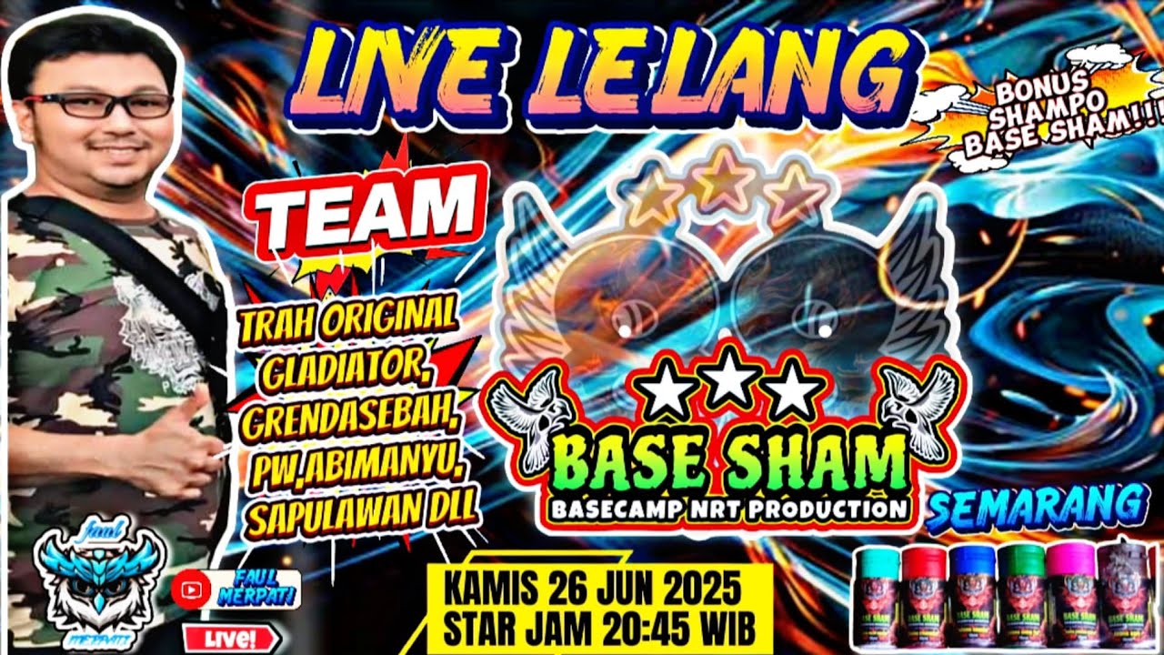 LELANG TEAM BASE SHAM SMG//NEW RAMPOK//MERPATI BARON OFFICIAL//BANG PEONG//MKT CHANNEL//KENWOOD