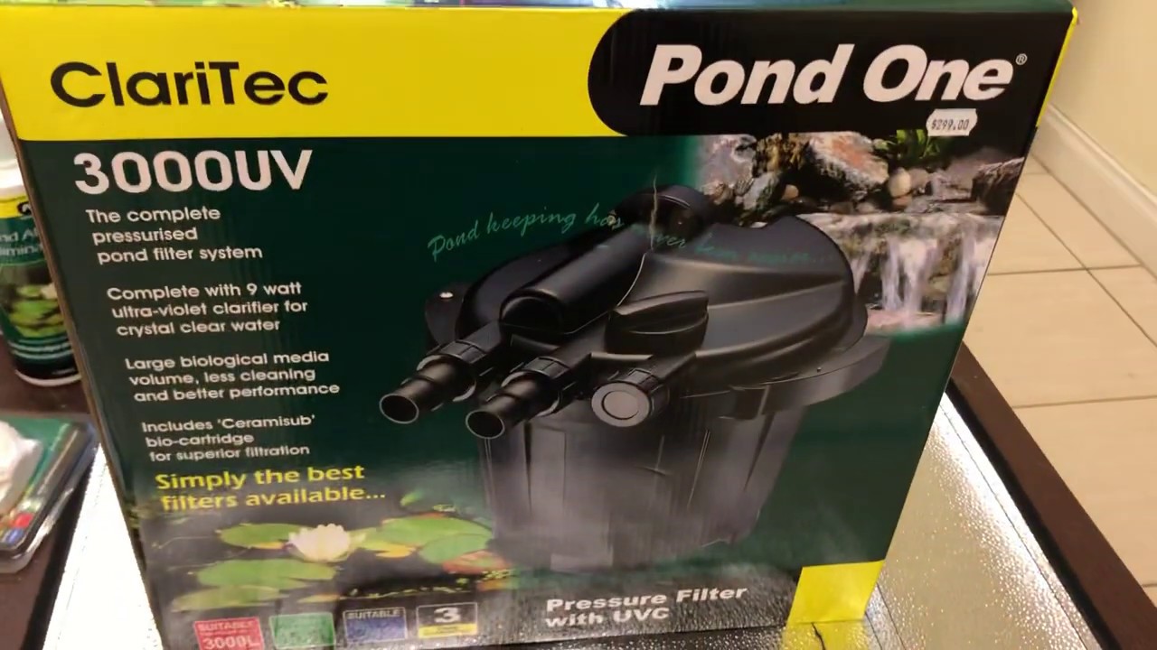 Pond One ClariTec 3000 UV Pressurised Filter with 9 W UTC | Online Pet Supplies | Petco Direct