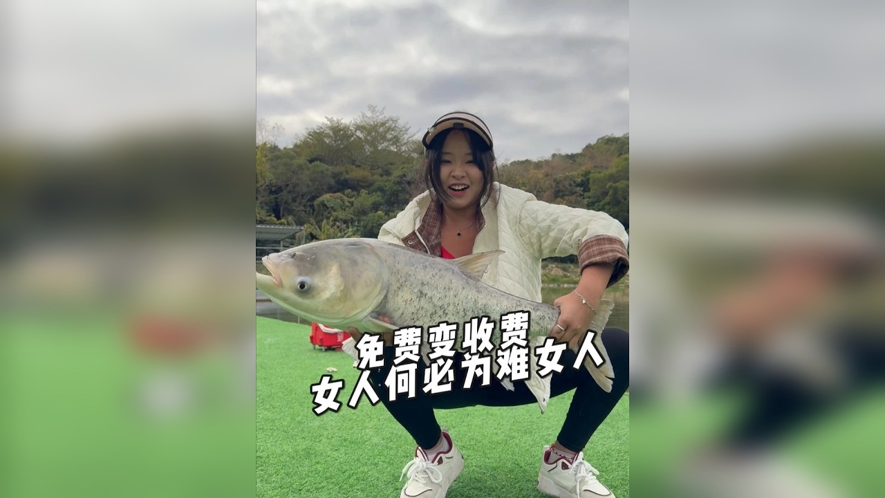 免费钓鲢鳙，女人何苦为难女人
