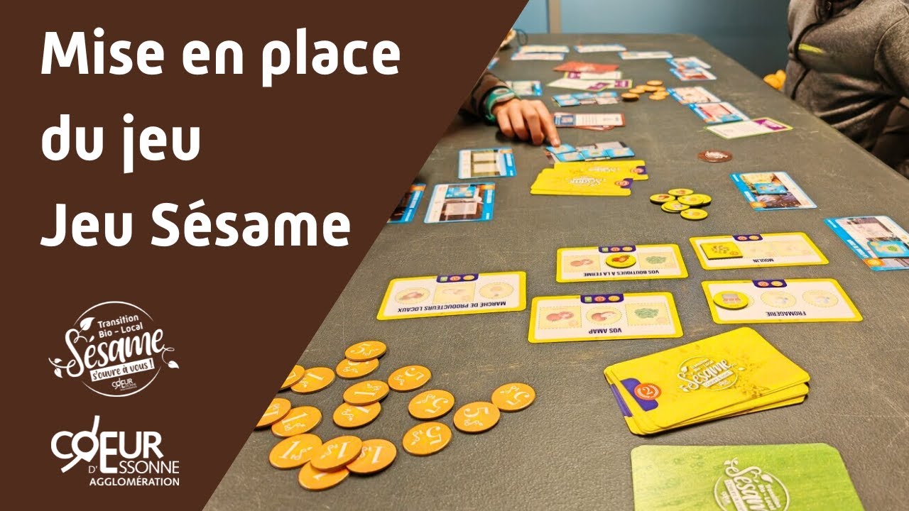 Mise en place du jeu - Jeu Sésame