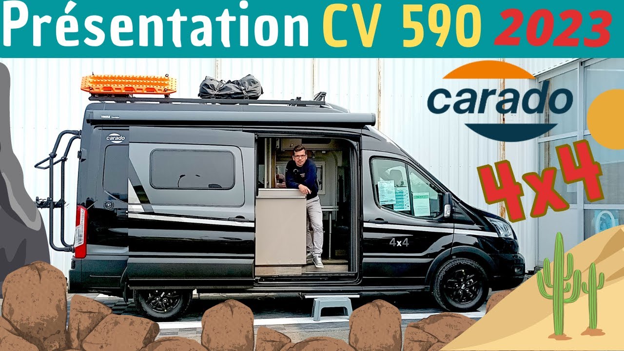 AVENTURE 4X4 ! Présentation fourgon CARADO CV 590 modèle 2023 *Instant Camping-Car*