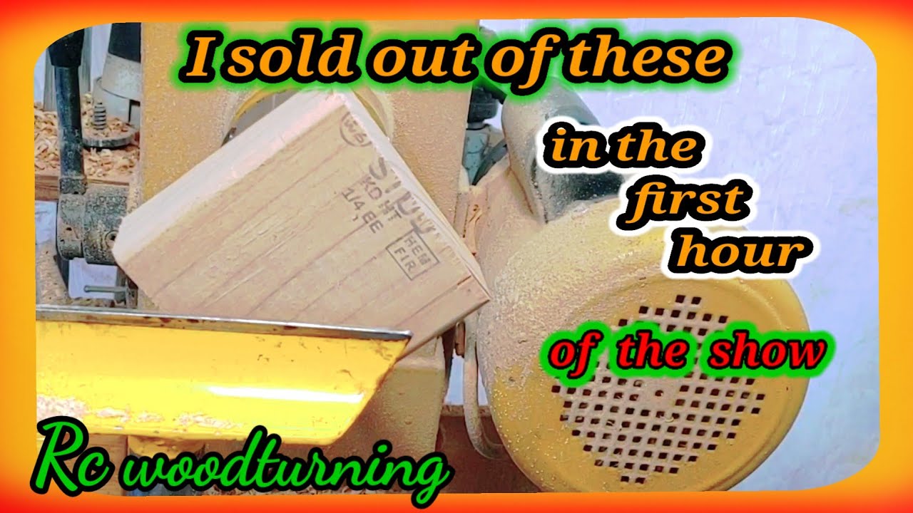 wood turning- sold out of these at the craft show