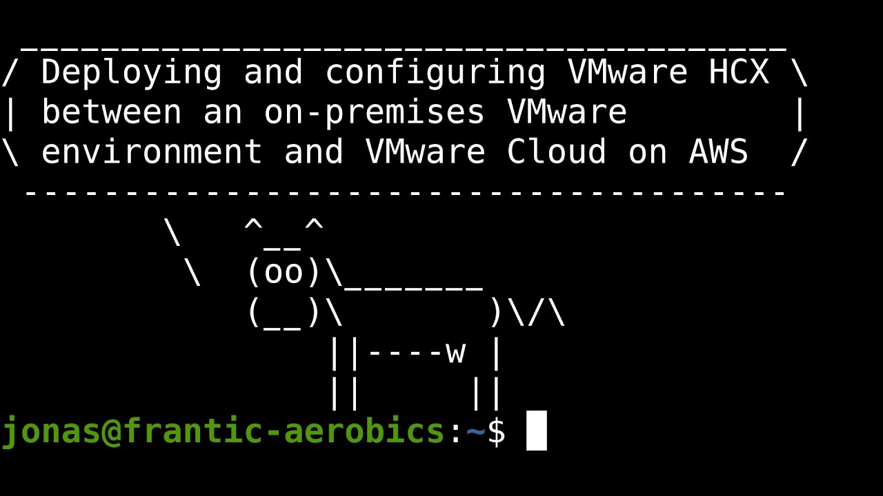 Tutorial for deploying HCX on-prem and in VMware Cloud on AWS