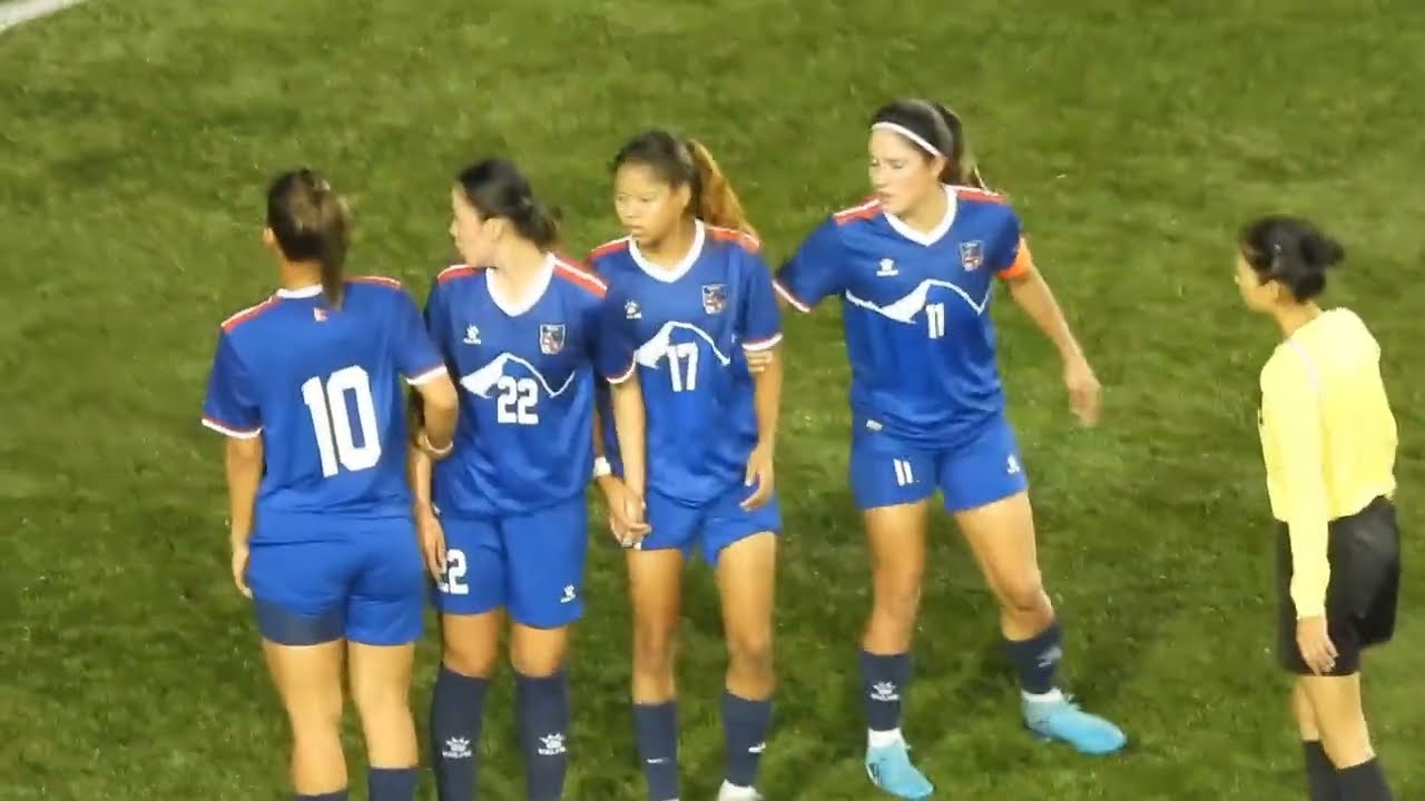 NEPAL🇳🇵🔵 VS INDIA 🇮🇳 🟠 // INTERNATIONAL WOMEN'S FOOTBALL MATCH 