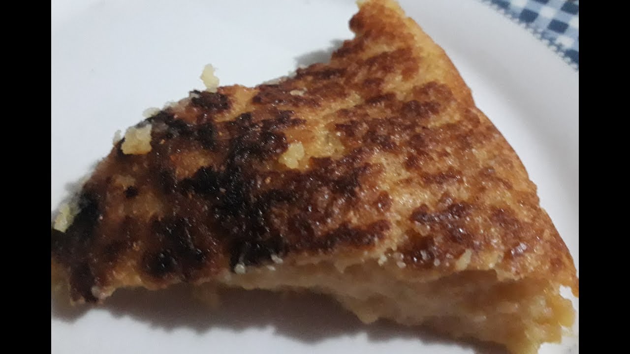 Arepa dominicana sin horno, y sin carb&oacute;n