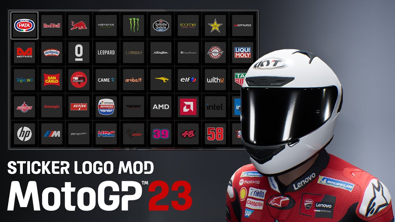 MotoGP 23 - Sticker Logo Mod