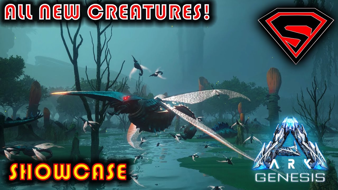 ARK GENESIS ALL NEW GREATURES - BLOODSTALKER, MAGMASAUR, FEROX + MORE!