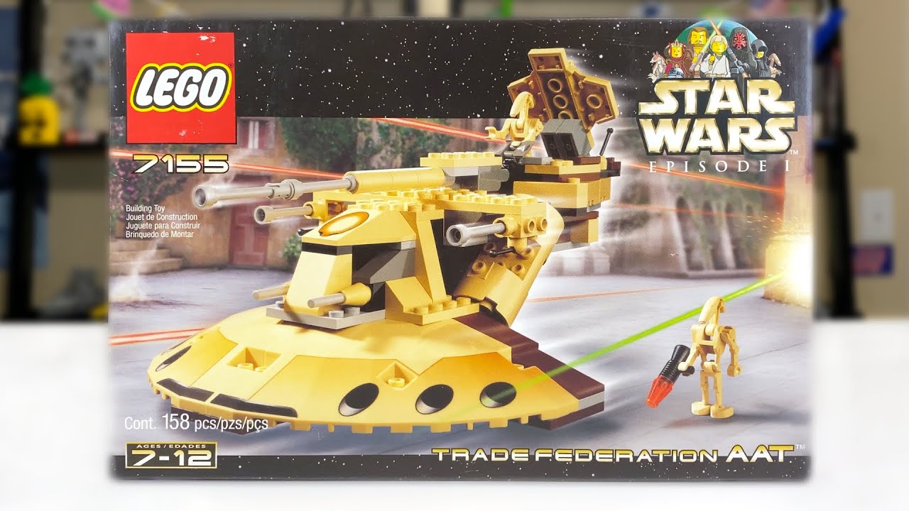 LEGO Star Wars 7155 Trade Federation AAT Review! (2000)