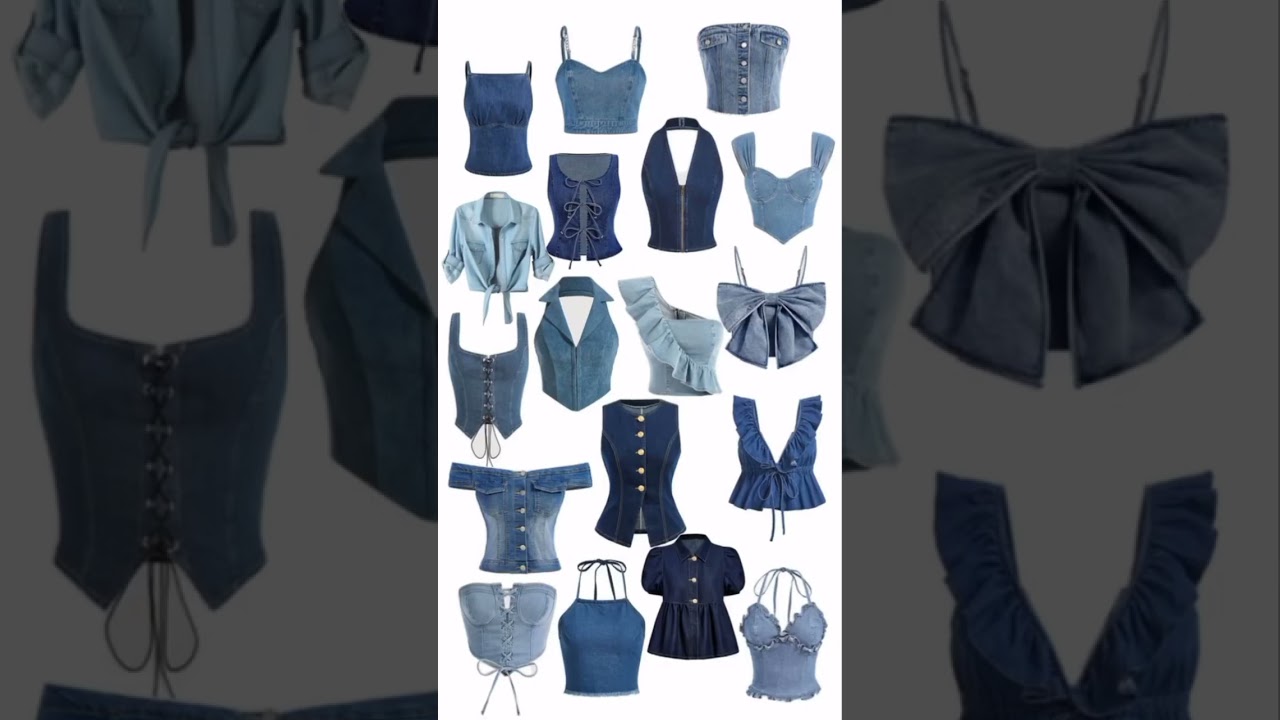 denim tops hits different always on high demand #pinterest #aesthetic #trendylooks