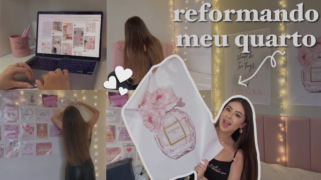 reformando meu quarto: compras, dicas, mudan&ccedil;as+ 💘